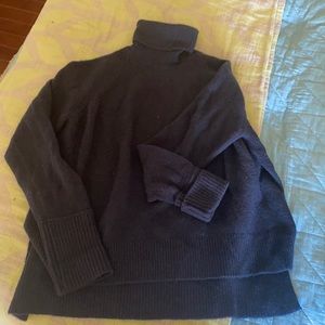 Navy JCrew Soft Turtleneck